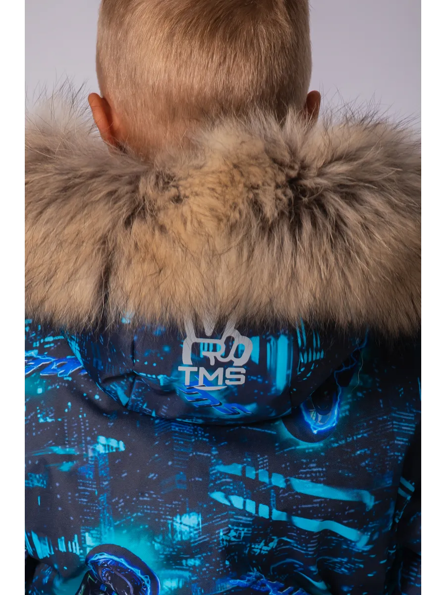 Зимний комбинезон мембрана с натуральной опушкой