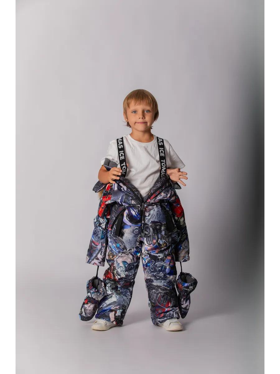 Зимний комбинезон мембрана с натуральной опушкой