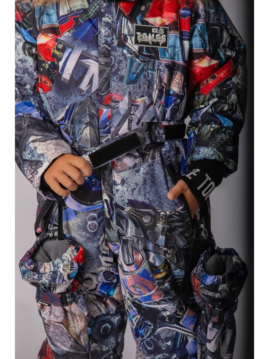 Зимний комбинезон мембрана с натуральной опушкой