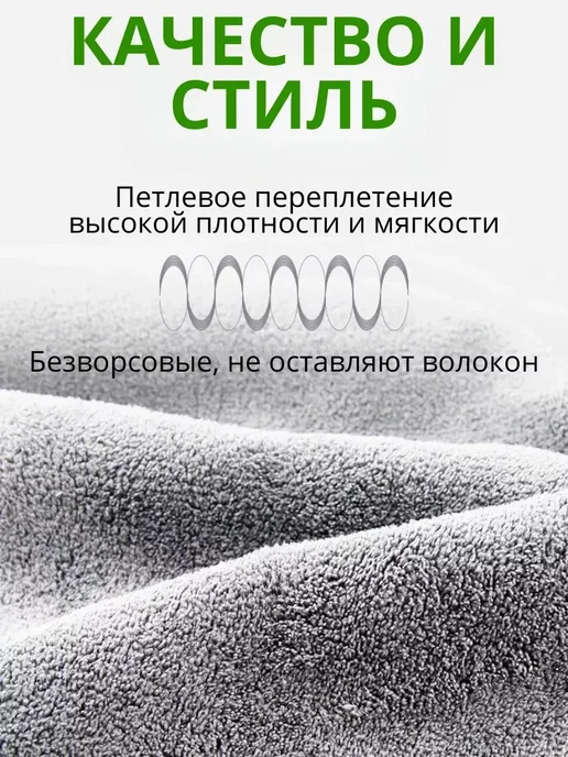 MAFYLON Набор салфеток из микрофибры, серый, фото 5