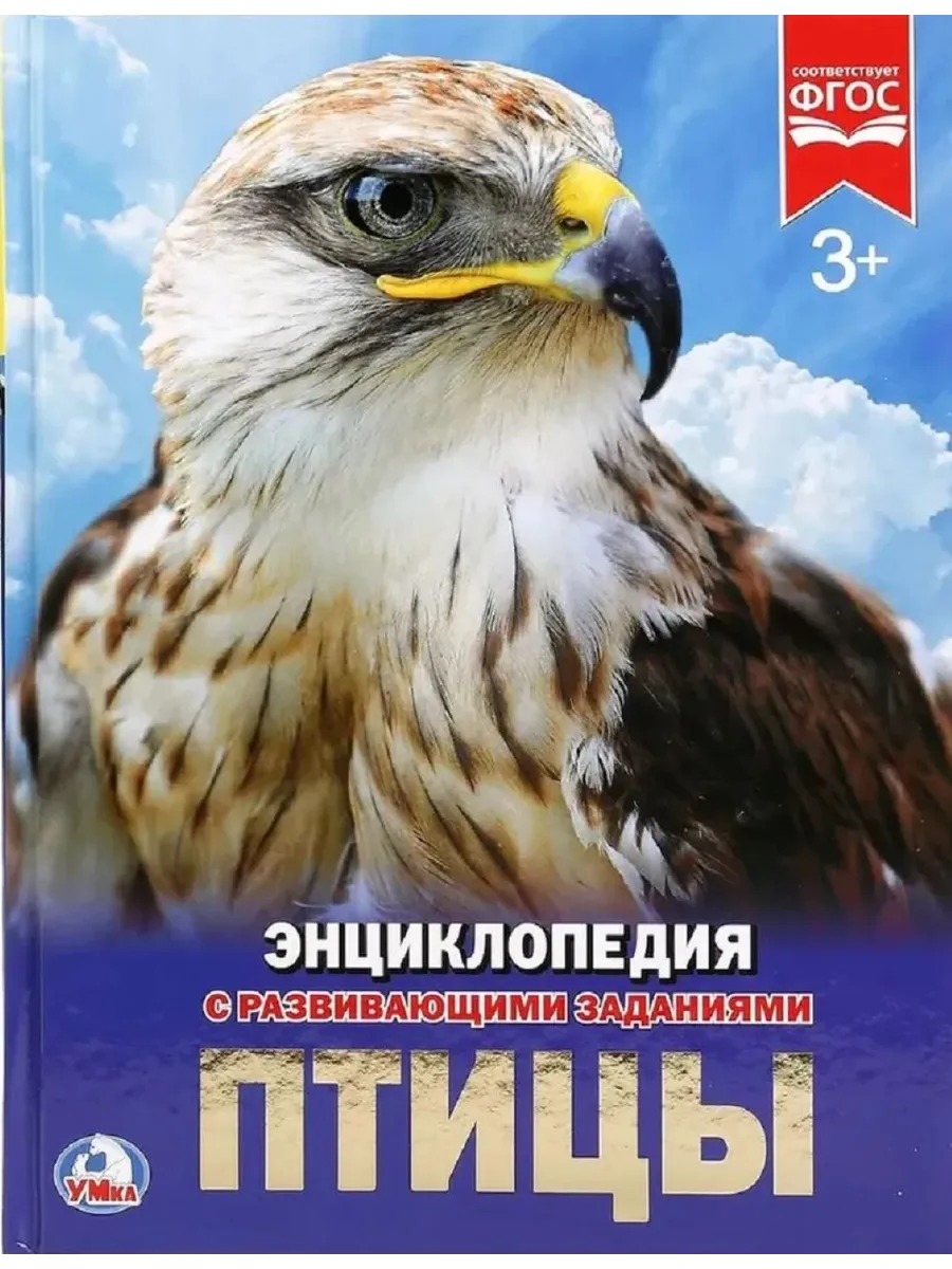 Птицы Энциклопедия с развивающими заданиями
