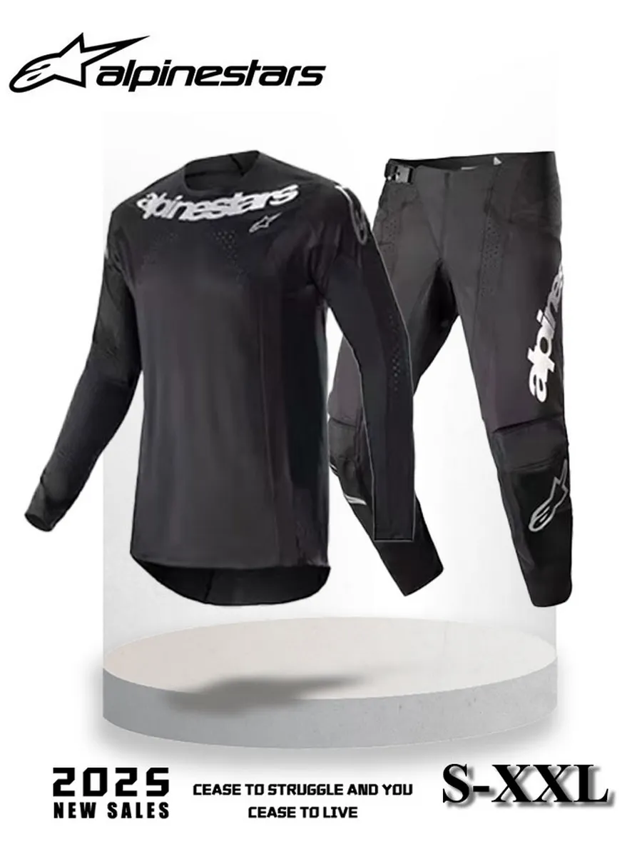 Костюм для внедорожной езды Alpinestars с длинными рукавами и длинными брюками | Профессиональная защита уровня гонок, несколько цветов, стильный дизайн