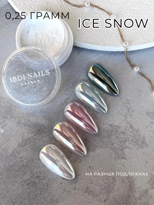 IBDI NAILS Втирка для ногтей набор, белый, фото 8
