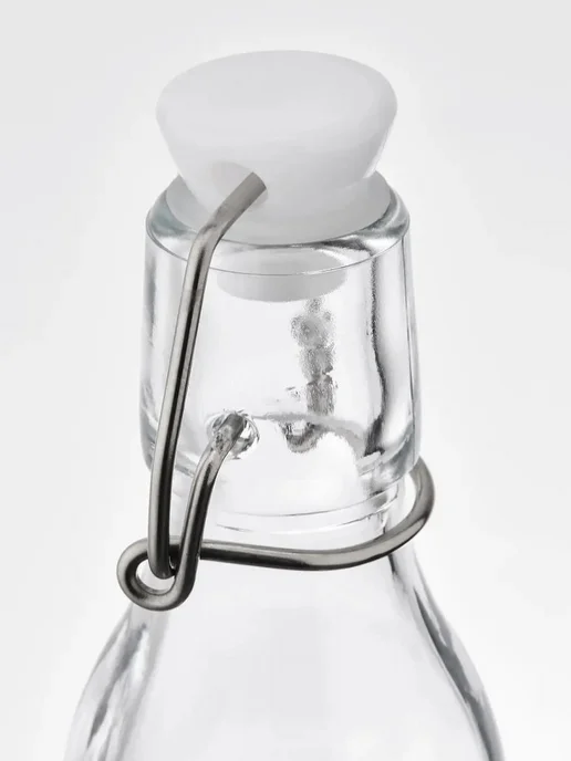 IKEA Бутылка с пробкой KORKEN, стеклянная, 150 мл, 3шт, 150 мл, 3 шт, фото 3