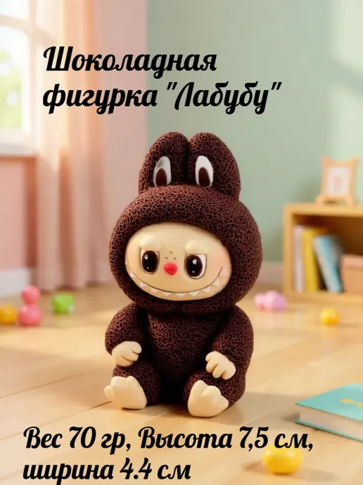 Сладкая мастерская от Ольги Гусевой фигурка шоколадная Лабубу, вариант