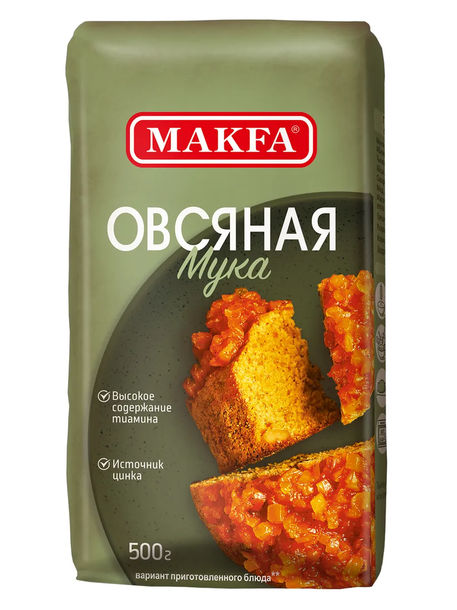Мука овсяная 500 г