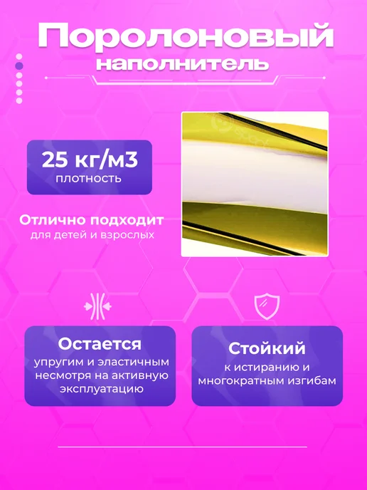 SportPanda Мат гимнастический 1*2*0,1 м, прочный ПВХ + поролон 18 кг м3, 1x2x0.1 м, 25 кг, фото 2