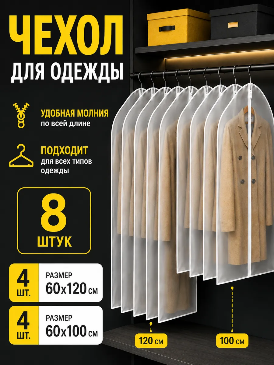 Чехол для одежды кофр