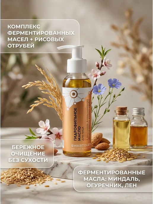 SMARTOLEO Гидрофильное масло с ферментированными маслами 90 г, 90 г, фото 2