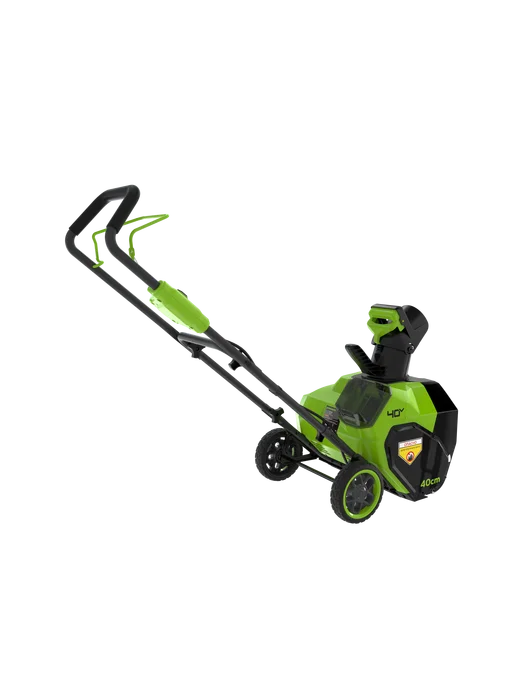 Greenworks Снегоуборщик аккумуляторный 40V, 40 см, АКБ 4 Ач и ЗУ, вариант, фото 6