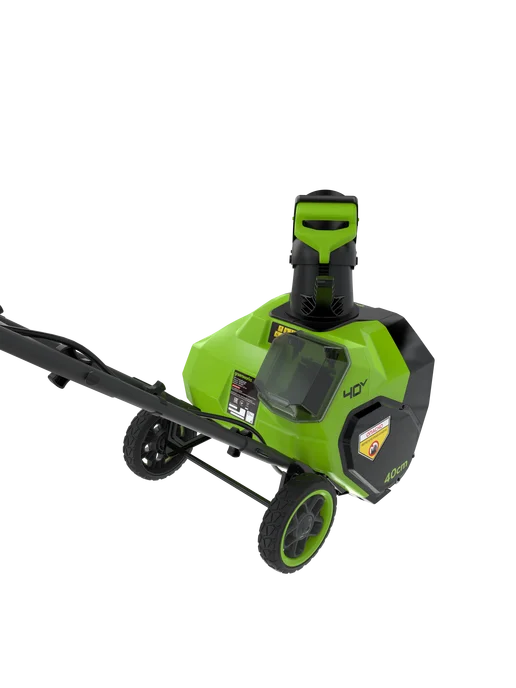 Greenworks Снегоуборщик аккумуляторный 40V, 40 см, АКБ 4 Ач и ЗУ, вариант, фото 7