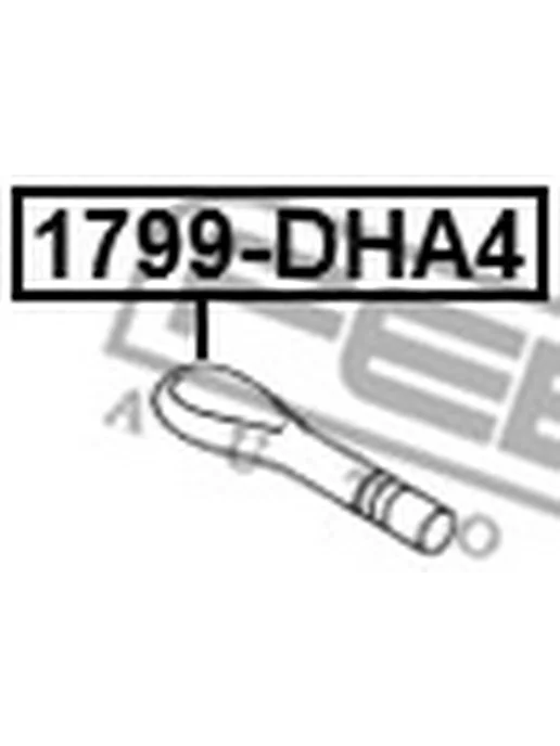 FEBEST крюк буксирный audi a4 2001-2008 1799-dha4, вариант, фото 2