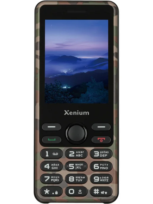 XENIUM Сотовый телефон без камеры X528, зеленый, фото 2