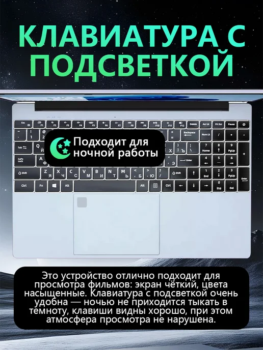 LapCore Ноутбук для работы и учебы 15,6" IPS 16 ГБ SSD 512 ГБ, 16 ГБ, 512 ГБ, фото 3