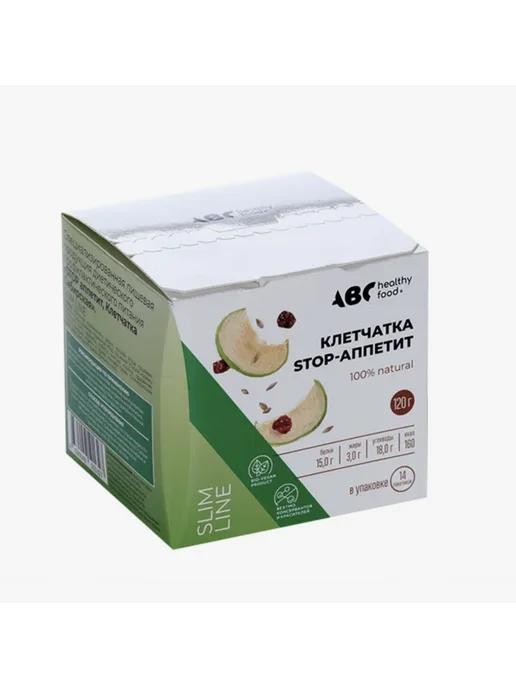 ABC Healthy Food Клетчатка стоп аппетит 14 шт. по 8.5 г, 14 шт, 8,5 г, фото 3