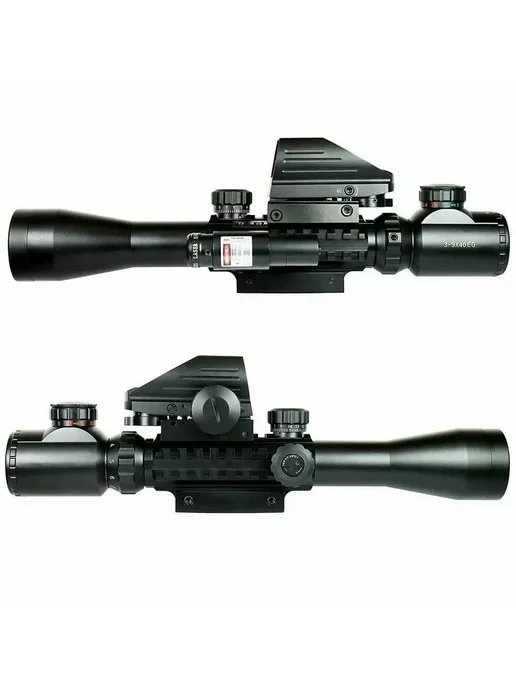 доступный Коллиматорный прицел 3в1 3-9X40 EG для охоты, вариант, фото 2