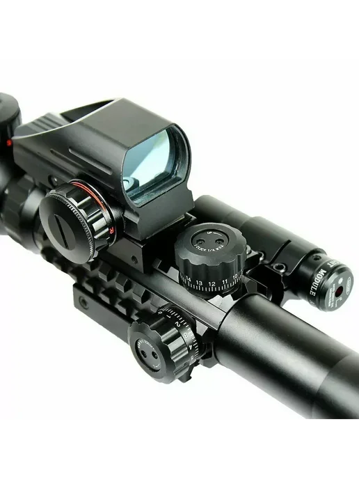доступный Коллиматорный прицел 3в1 3-9X40 EG для охоты, вариант, фото 4