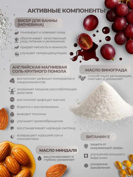 ULETELA соль-пена для ванны парфюмированная, вариант, фото 4