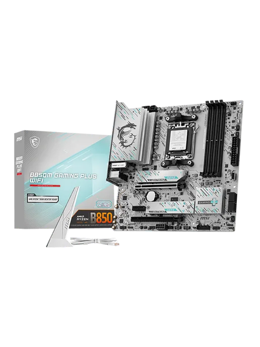 MSI Материнская плата B850M GAMING PLUS WIFI AM5 AMD B850 mATX R, вариант