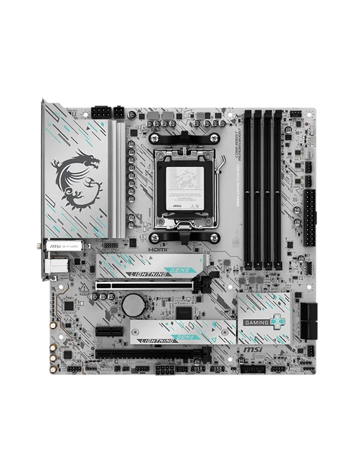 MSI Материнская плата B850M GAMING PLUS WIFI AM5 AMD B850 mATX R, вариант, фото 2