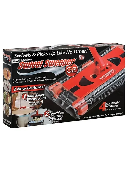 Электровеник Swivel Swepe G2 красный, красный, фото 3