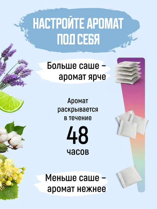 AliceNatural Ароматическое саше для белья в шкаф набор 12 шт, 12 шт, фото 4