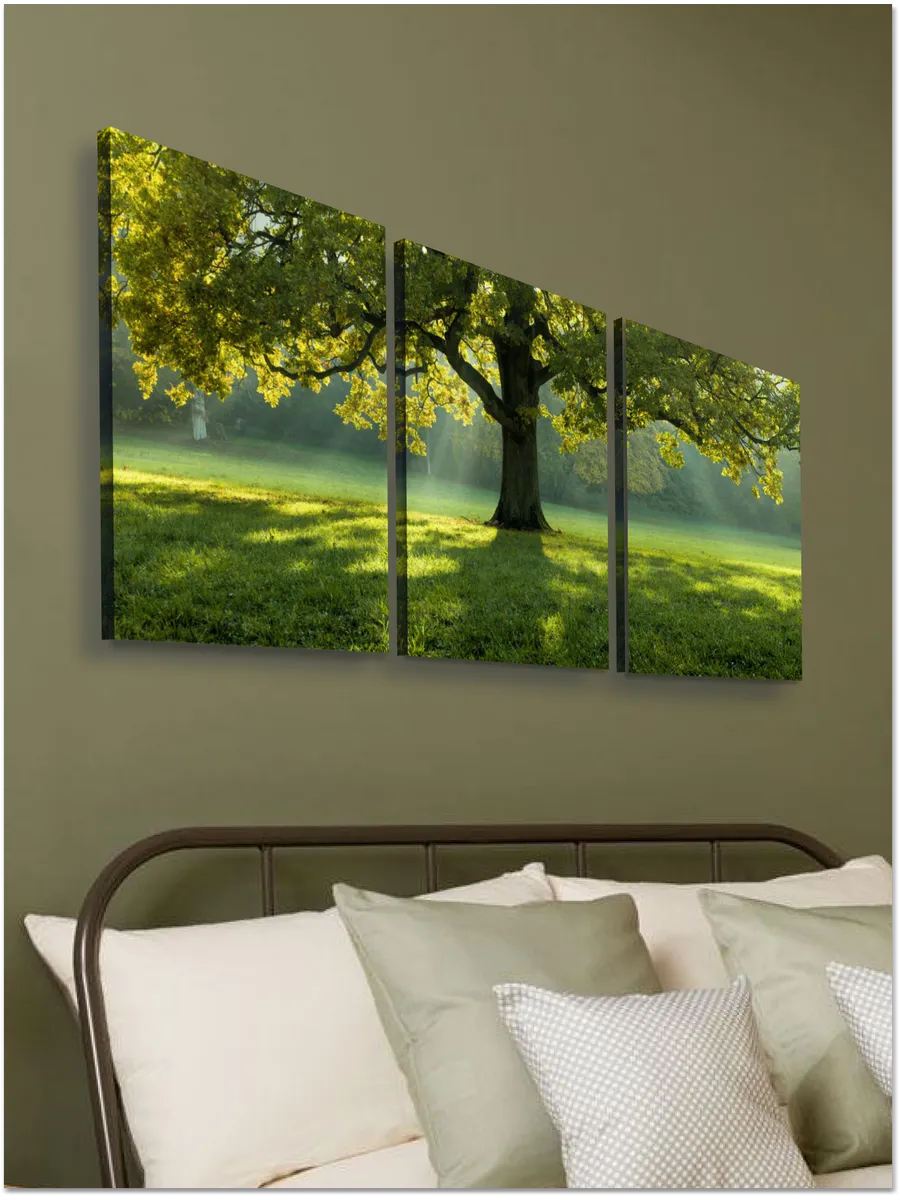Картина Тень гиганта модульная 50x70см 3шт.