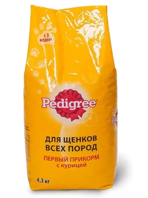 Сухой корм PEDIGREE Первый Прикорм для собак, щенки, курица, 4,3 кг, фото 3