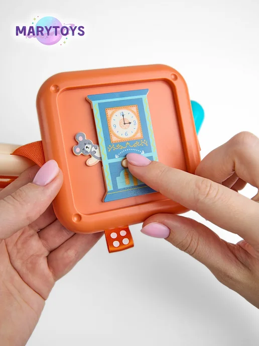MaryToys Развивающая игрушка для детей Бизиборд, вариант, фото 5