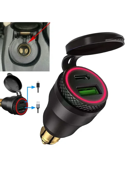 USB зарядное устройство Тип C адаптер для BMW мотоцикл, вариант