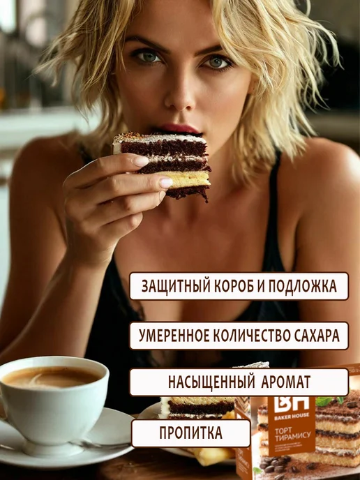 Baker house Торт Бекер Хаус 350 гр. 3 шт, 350 г, 3 шт, фото 3