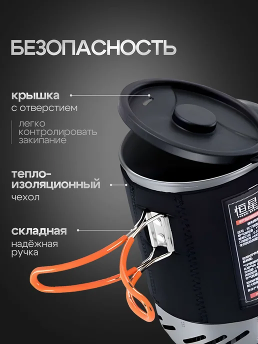 Fire-Maple Система приготовления пищи туристическая походная X1, зеленый, фото 5