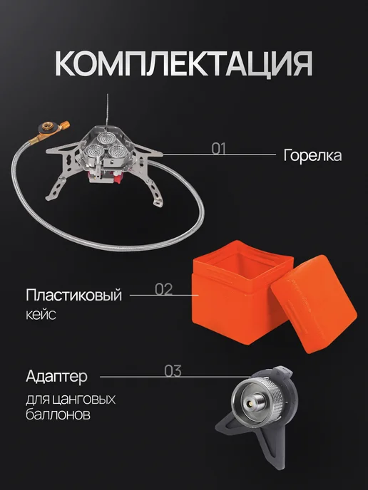 Fire-Maple Система приготовления пищи туристическая походная 3, серый, фото 2