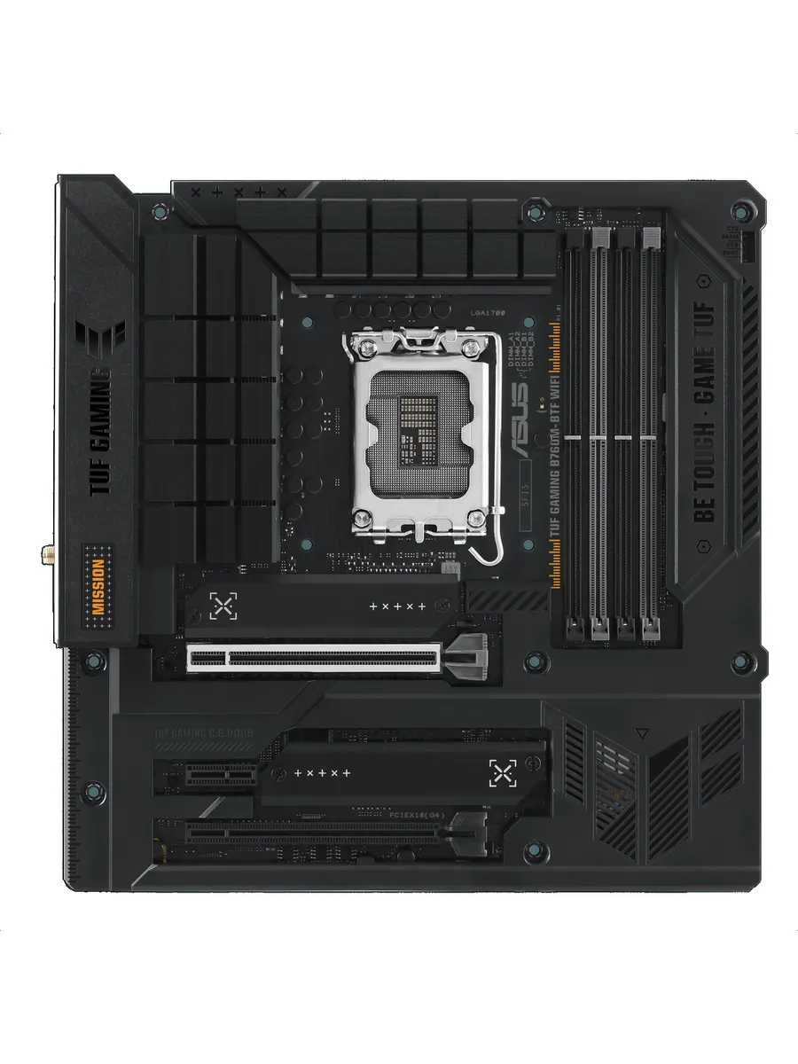 Asus Материнская плата TUF GAMING B760M-BTF WIFI LGA1700 Intel B7