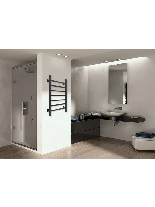 Azario Полотенцесушитель водяной графит Ancona 500 800 AZ83916G, 83,916 кг, фото 7