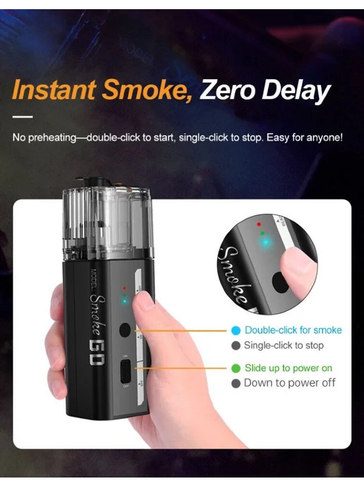 LensGo Портативный генератор дыма FOG MACHINE Smoke Go, вариант, фото 5