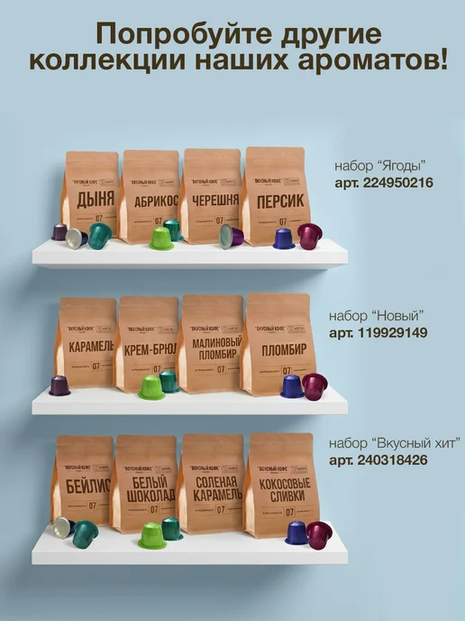 Вкусный кофе Капсулы для кофемашины Nespresso Капучино, 40 шт, фото 6