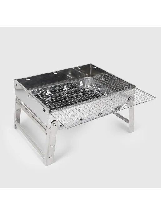 Мангал для шашлыка складной 35х27х20 см, 27x20 см, фото 3