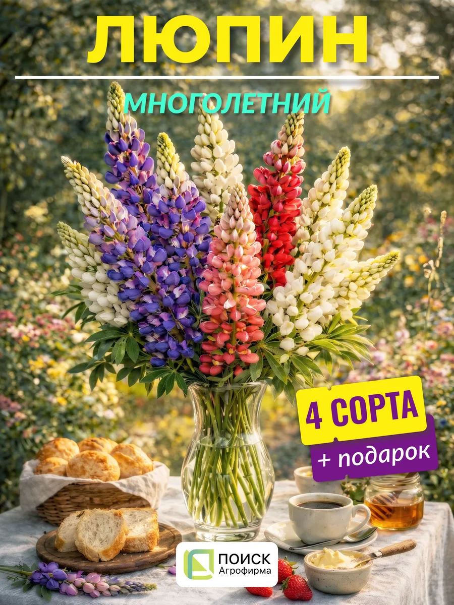 Семена люпина многолетнего