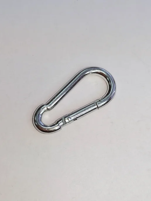 Konung Tools Карабин стальной оцинкованный 4 мм DIN5299C (1 шт.), 1 шт, фото 2