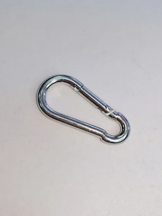 Konung Tools Карабин стальной оцинкованный 4 мм DIN5299C (1 шт.), 10 шт, фото 3