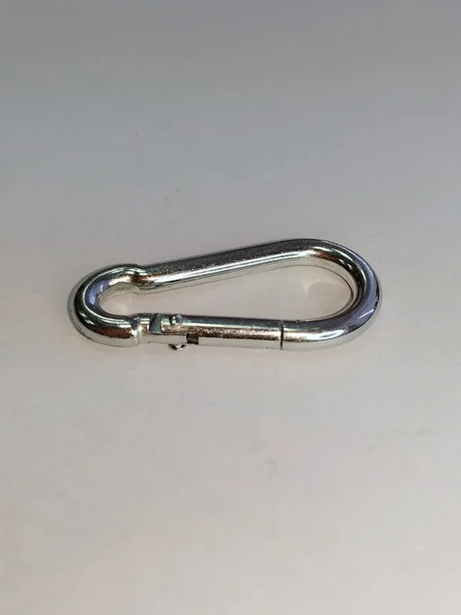 Konung Tools Карабин стальной оцинкованный 4 мм DIN5299C (1 шт.), 10 шт, фото 5