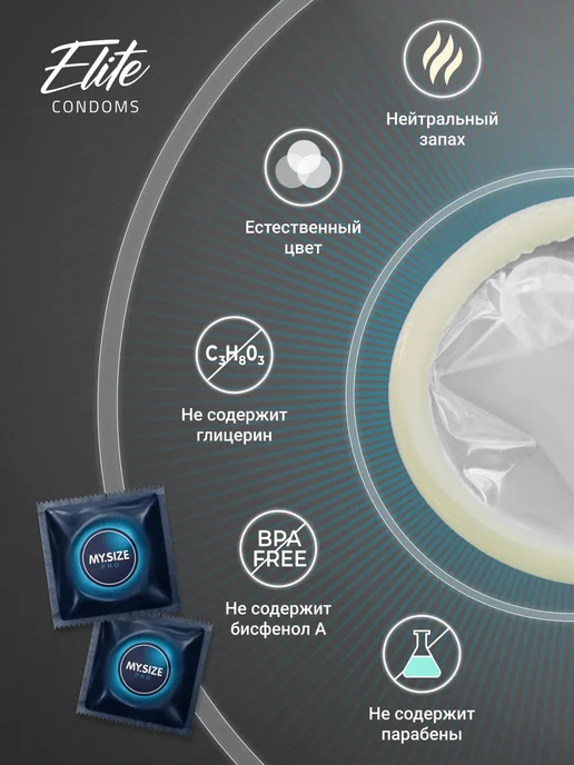 MY.SIZE PRO Презервативы маленького 45 размера 3 штуки, 3 шт, фото 3