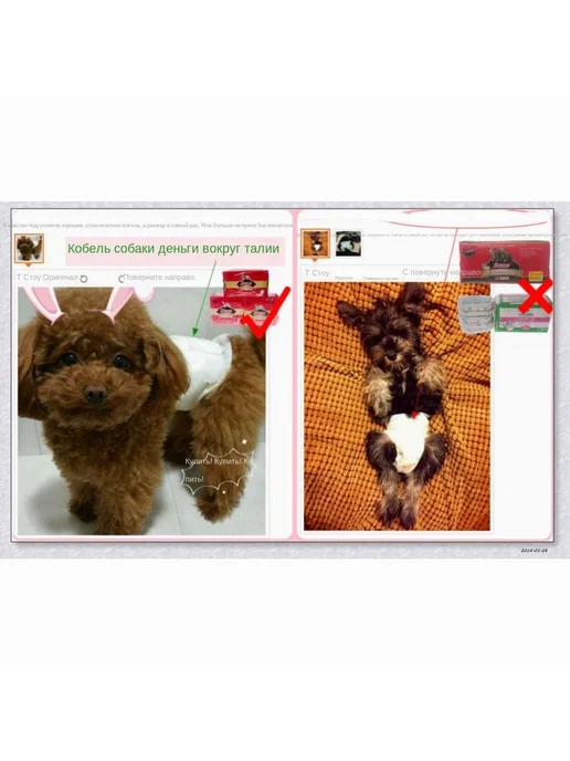 Одноразовые пеленки My Puppy WC для собак 60мм Белый, белый, фото 7