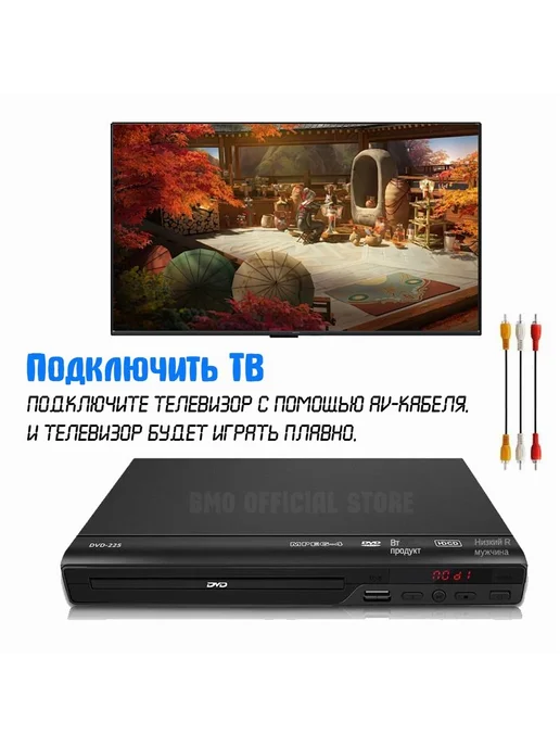DVD-плеер, USB, мультирегиональный, черн. PDR-900, черный, фото 4