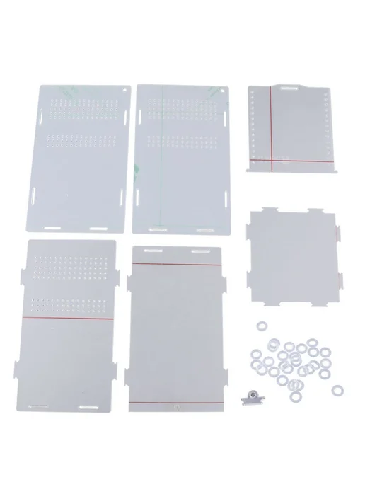 Акриловый террариум для рептилий 12x12x20 см Прозрачный, 12x12x20 см