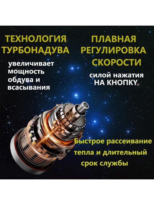 Воздуходувка 800Вт Синий, 800 Вт, синий, фото 2