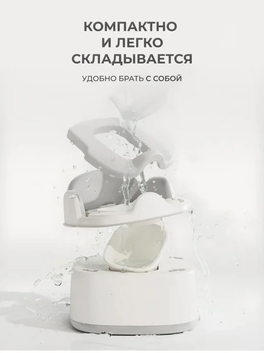 Детский горшок Серый, серый, фото 7