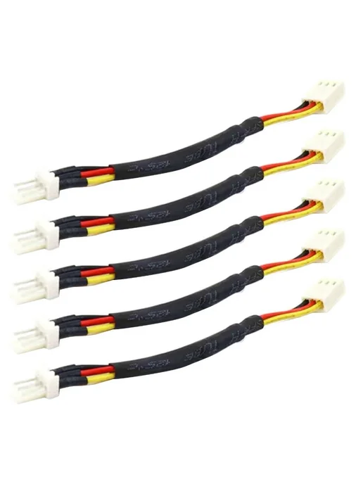 Провода redução оборотов вентилятора PC 3-pin - белый, белый