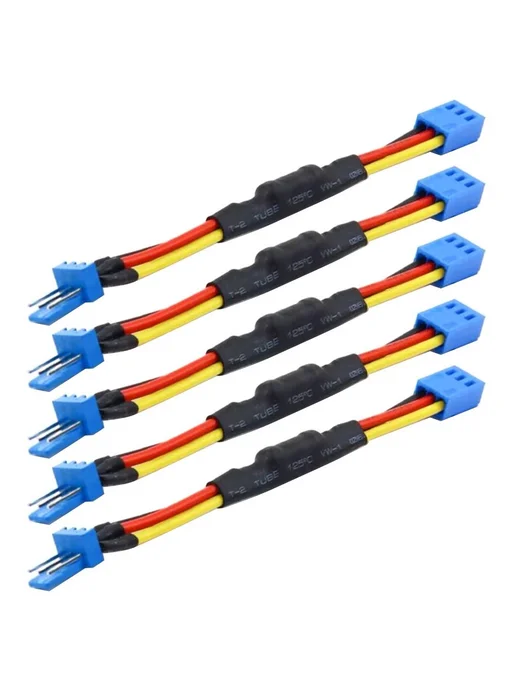 Провода redução оборотов вентилятора PC 3-pin - белый, белый, фото 6